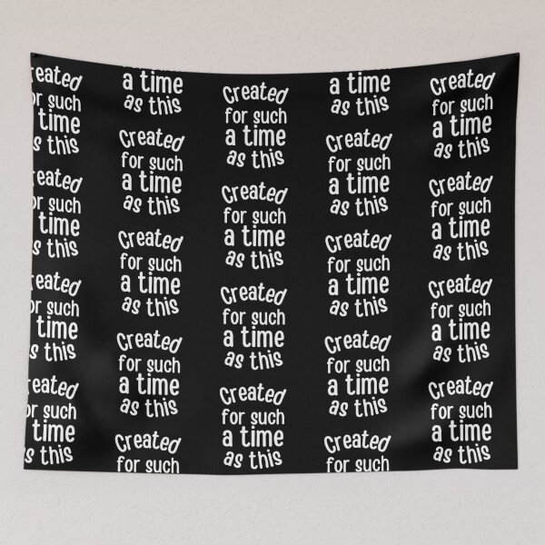 Item preview, Created For Such A Time As This Simple White Design designed and sold by SweetAndSpice.