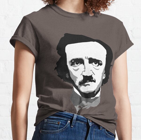 Edgar Allan Poe - Solo cabeza Camiseta clásica