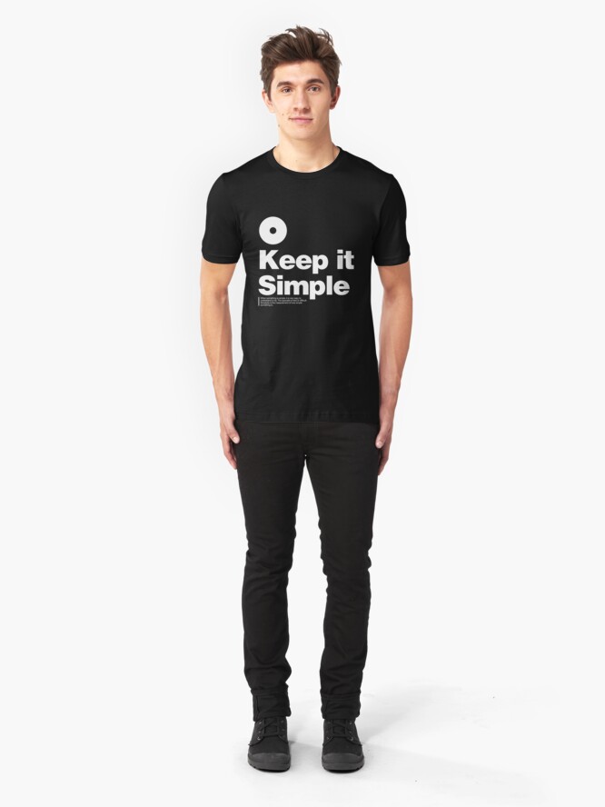 Alternate view of Keep it Simple Slim Fit T-Shirt