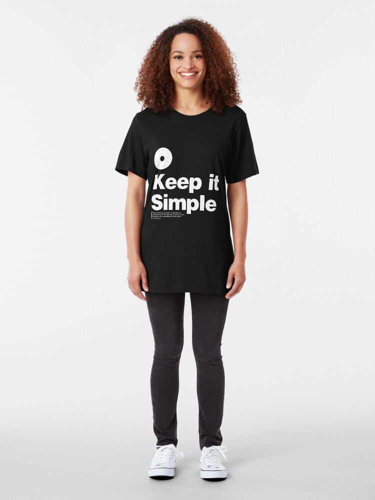 Alternate view of Keep it Simple Slim Fit T-Shirt