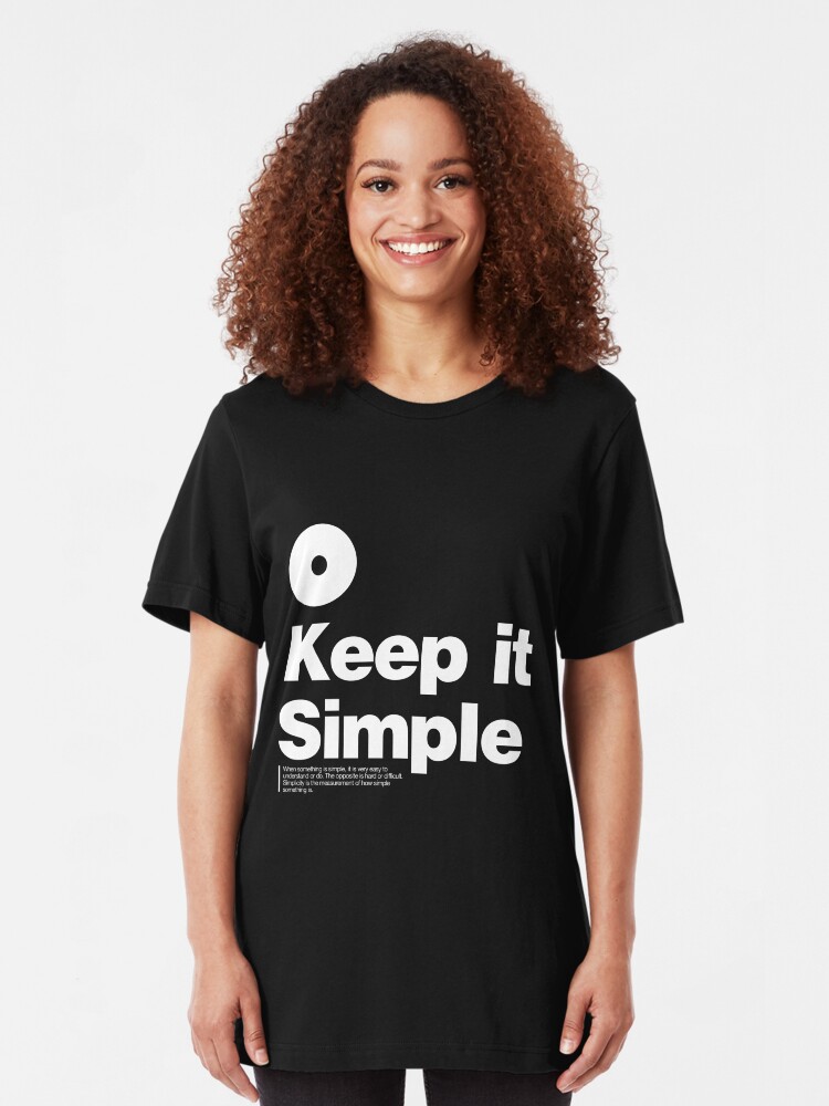 Alternate view of Keep it Simple Slim Fit T-Shirt