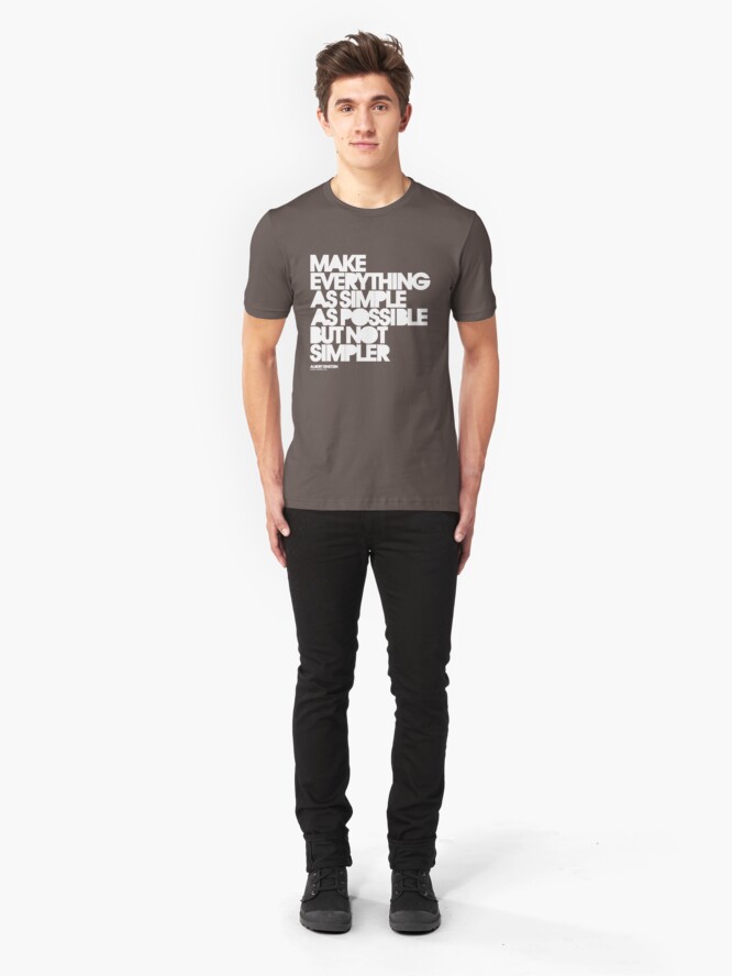 Alternate view of Simple Slim Fit T-Shirt