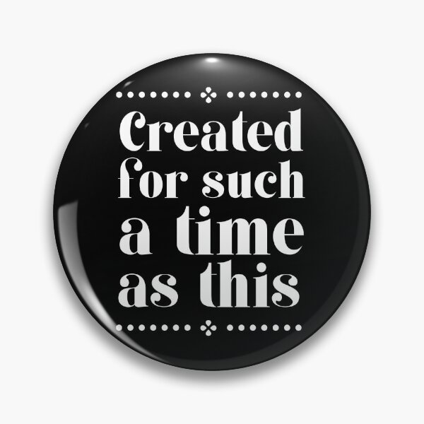 Item preview, Created For Such A Time As This Vintage White Design designed and sold by SweetAndSpice.