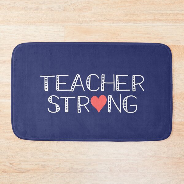 Item preview, Teacher Strong Cute Heart Inspirational Quote Teacher Appreciation Day Gifts designed and sold by alenaz.
