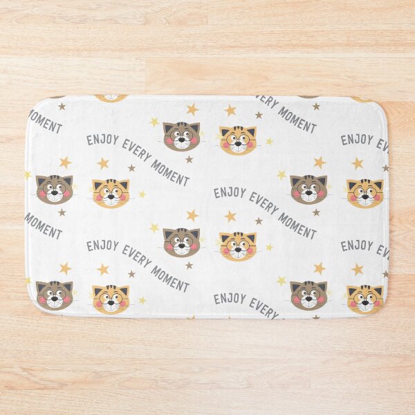 Item preview, Decorative pattern with  text and cats designed and sold by Victoria Riabov.