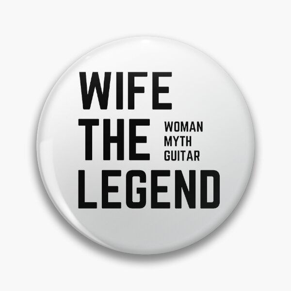 Item preview, WIFE THE WOMAN THE MYTH THE GUITAR LEGEND sarcastic quote GREETING CARD [P-Q 163][845]  designed and sold by HIPNOTIZAR  CRAFTS.