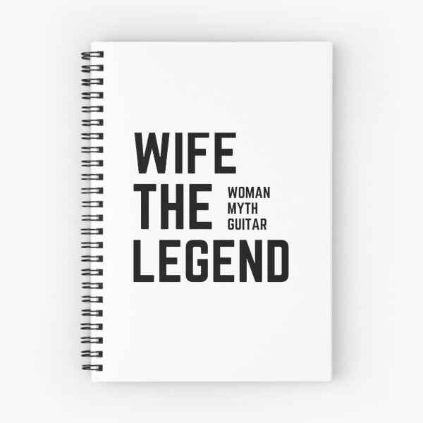 Item preview, WIFE THE WOMAN THE MYTH THE GUITAR LEGEND sarcastic quote GREETING CARD [P-Q 163][845]  designed and sold by HIPNOTIZAR  CRAFTS.