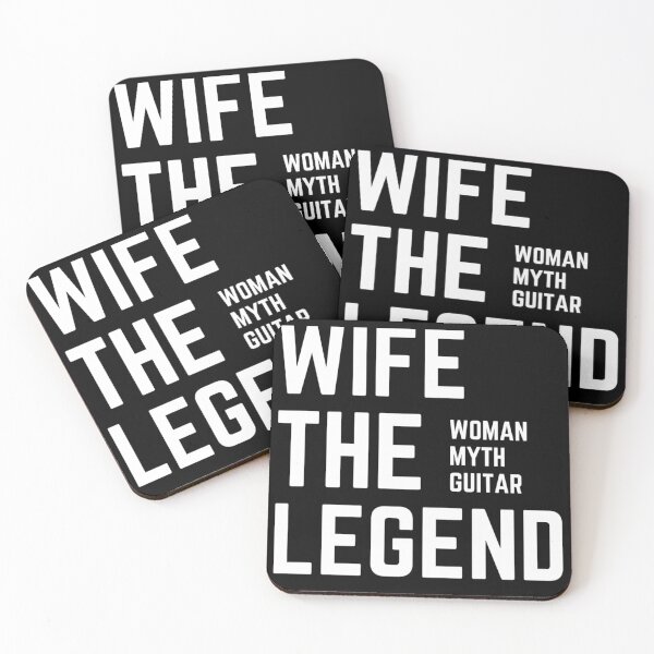 Item preview, WIFE THE WOMAN THE MYTH THE GUITAR LEGEND sarcastic quote GREETING CARD [P-Q 163B][846]  designed and sold by HIPNOTIZAR  CRAFTS.