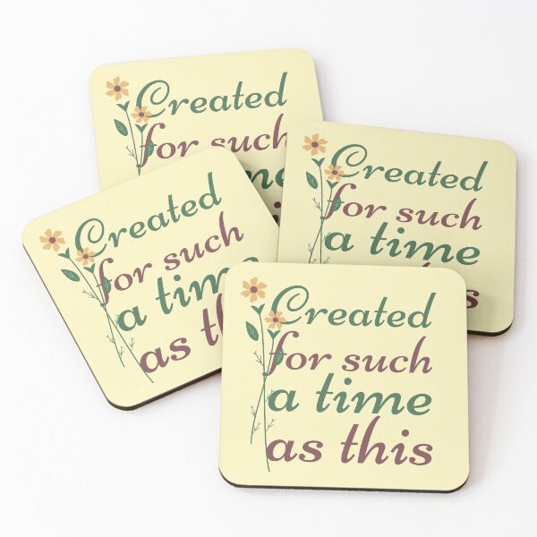 Item preview, Created For Such A Time As This Vintage Flowers Design designed and sold by SweetAndSpice.