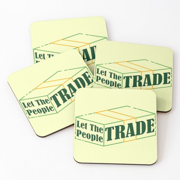 Item preview, Let The People Trade | Dark Green font designed and sold by Qestar.
