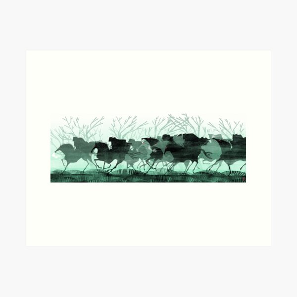 Item preview, The Black Horsemen designed and sold by Gizm0Art.