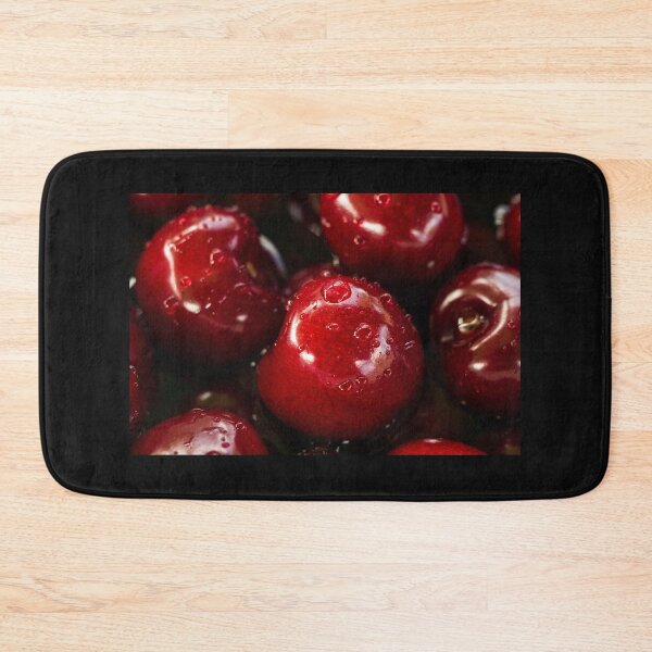 Item preview, Fresh Red Cherries with dew drops. designed and sold by Kanchan1987.