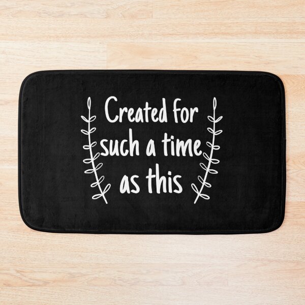 Item preview, Created For Such A Time As This Leaves White Design designed and sold by SweetAndSpice.