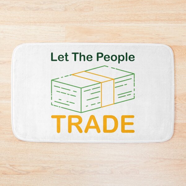 Item preview, Let The People Trade | Dark Green and Yellow font designed and sold by Qestar.