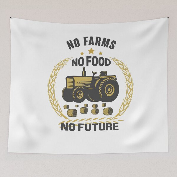 Item preview, Farmer Support No Farmer No Food No Future Tractor designed and sold by NSTeeDesign.