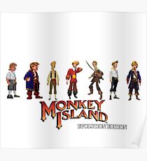 Monkey Island Guybrush - Evolution Edition Poster