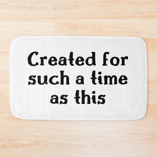 Item preview, Created For Such A Time As This Sweet Black Design designed and sold by SweetAndSpice.