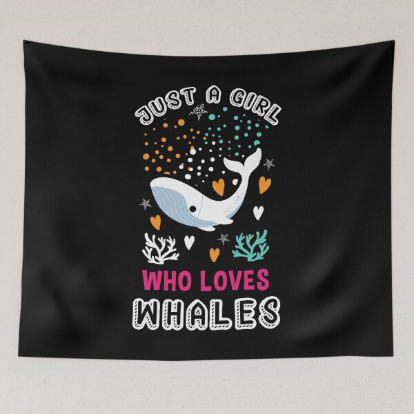Item preview, Just A Girl Who Loves Whales Ocean Protect Swim Sea Creature Deep Blue Sea Fish Aquatic Animals Conserve Underwater designed and sold by shirti.
