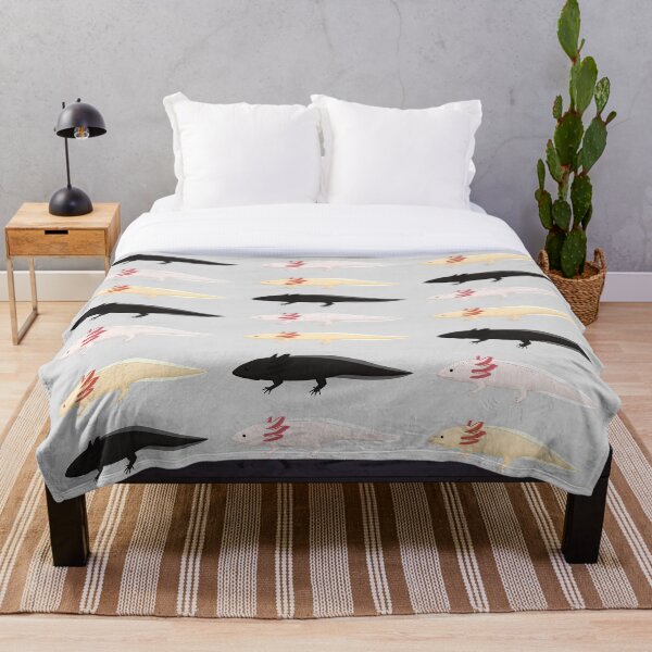 Axolotls! Throw Blanket