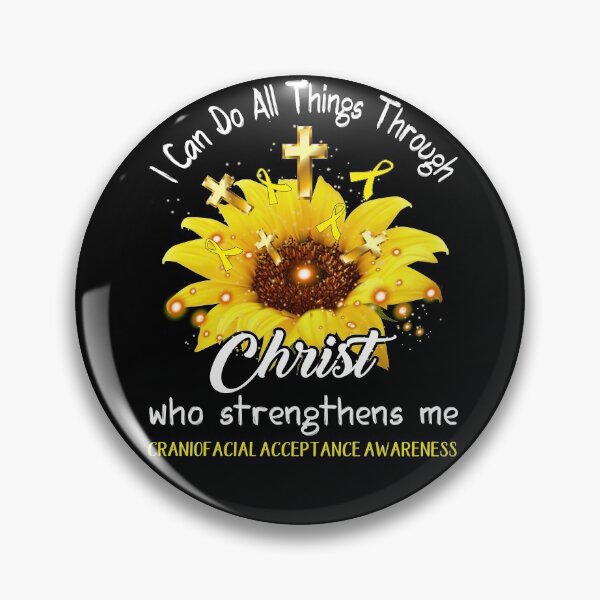 Item preview, I Can Do All Things Through Christ Who Strengthens Me Craniofacial Acceptance Awareness designed and sold by rechardtee.