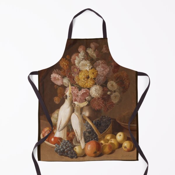 Item preview, Still Life with Flowers with Fruit and Cockatiels By Leopold von Stoll 1842 designed and sold by Amanda1775.