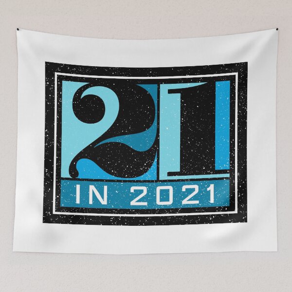 Item preview, 21 in 2021 - Born in 2000 21st Birthday designed and sold by opalime.