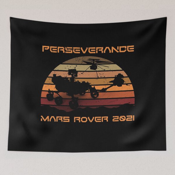 Item preview, Perseverance Mars Rover 2021 and Ingenuity Helicopter Mars landing designed and sold by TrendingTees4u.