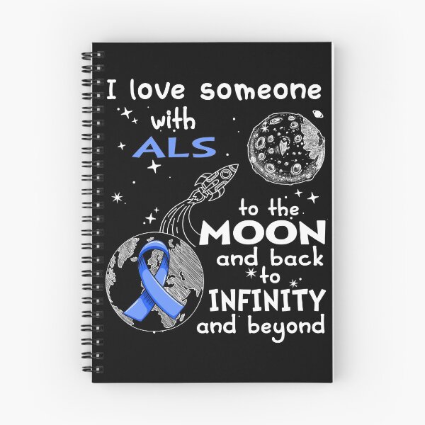 Item preview, I Love Someone With ALS To The Moon And Back designed and sold by heppenp.