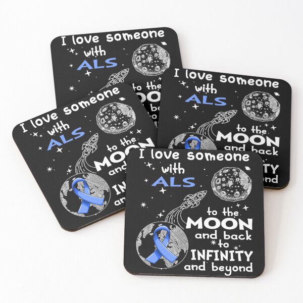 Item preview, I Love Someone With ALS To The Moon And Back designed and sold by heppenp.