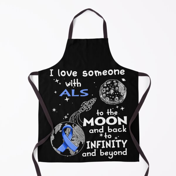 Item preview, I Love Someone With ALS To The Moon And Back designed and sold by heppenp.