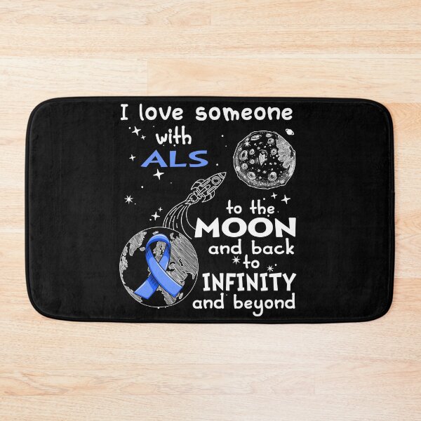 Item preview, I Love Someone With ALS To The Moon And Back designed and sold by heppenp.