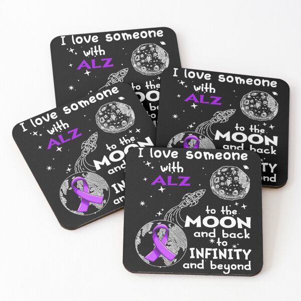 Item preview, I Love Someone With ALZ To The Moon And Back designed and sold by heppenp.