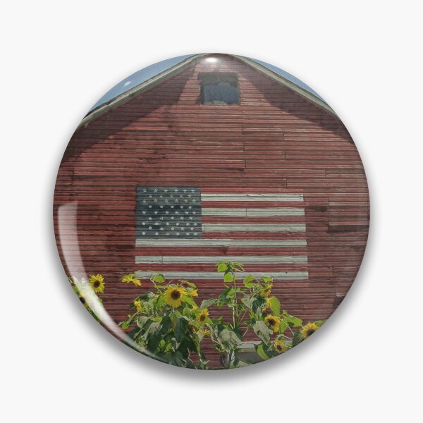 Item preview, Flags, Barns and Sunflowers designed and sold by Andrea Swiedler.