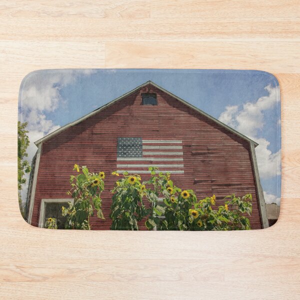Item preview, Flags, Barns and Sunflowers designed and sold by Andrea Swiedler.