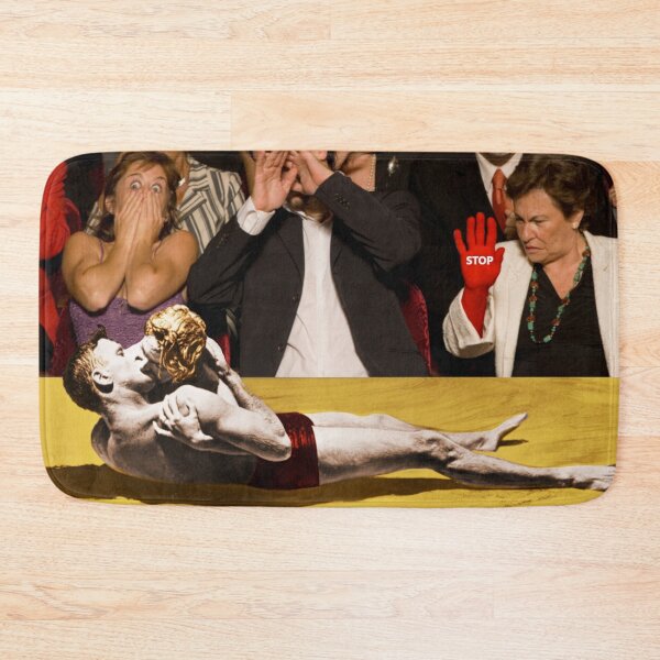 Item preview, Couple Kissing on a Beach in front of Shocked Audience designed and sold by KALEIDOSCOPE UK.