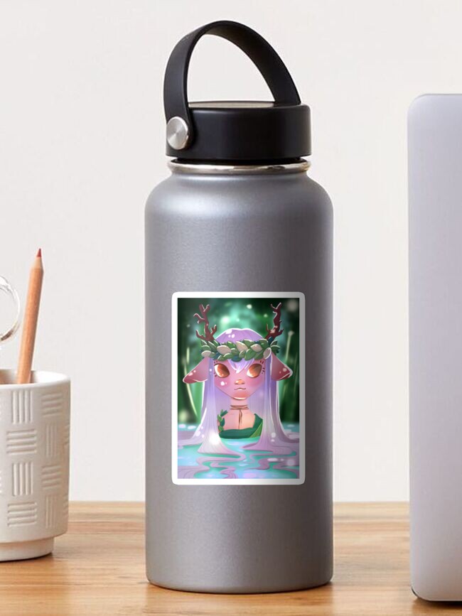 Thumbnail 1 of 3, Sticker, Forest Nymph designed and sold by Sandramartins.