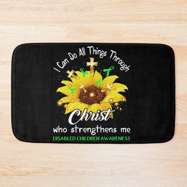 Item preview, I Can Do All Things Through Christ Who Strengthens Me Disabled Children Awareness designed and sold by rechardtee.