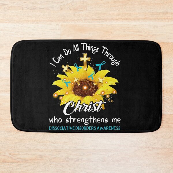 Item preview, I Can Do All Things Through Christ Who Strengthens Me Dissociative Disorders Awareness designed and sold by rechardtee.