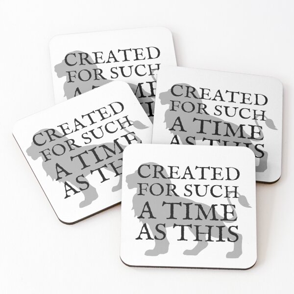 Item preview, Created For Such A Time As This Lion Black Design designed and sold by SweetAndSpice.
