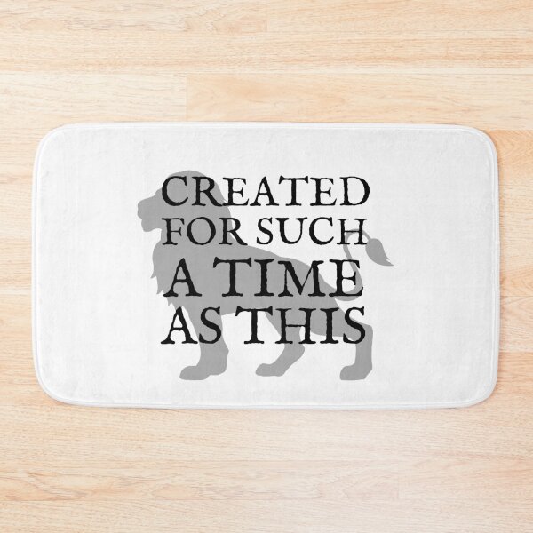 Item preview, Created For Such A Time As This Lion Black Design designed and sold by SweetAndSpice.