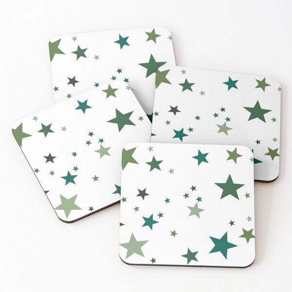 Item preview, stars green pastel designed and sold by MrsDeeDesigns.