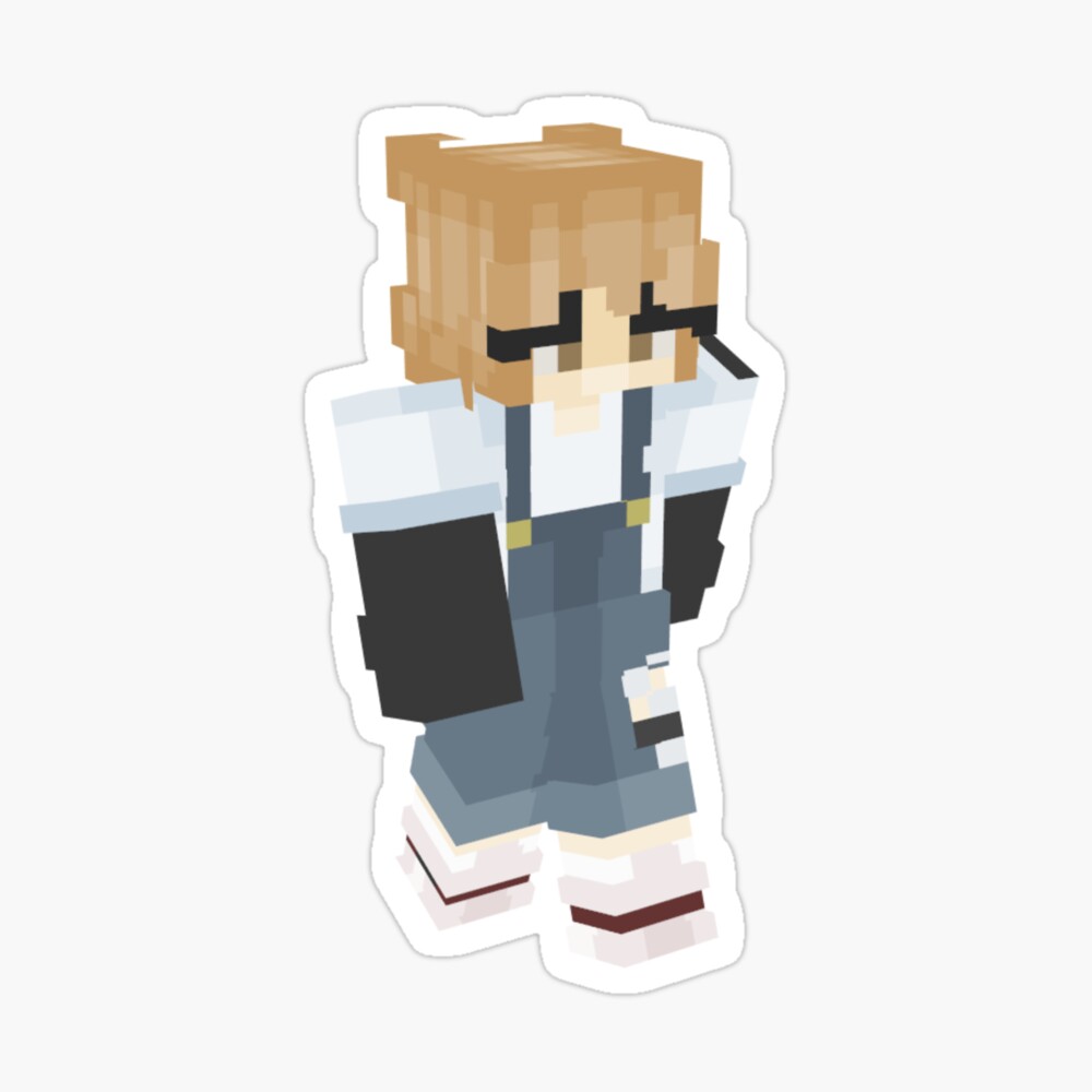 Niki Nihachu Minecraft Skin Poster By Teenreina Redbubble