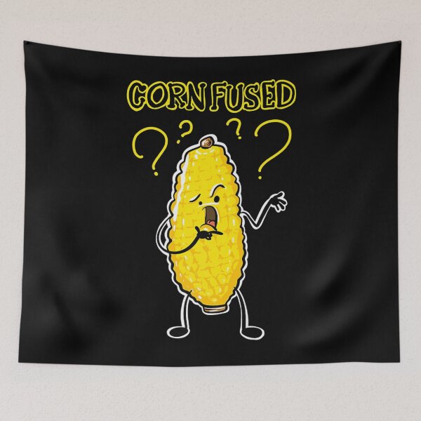 Item preview, Cornfused  Cute Food Grain Kernel Eaters Funny Food Gift designed and sold by ADAMANDREWSAU.
