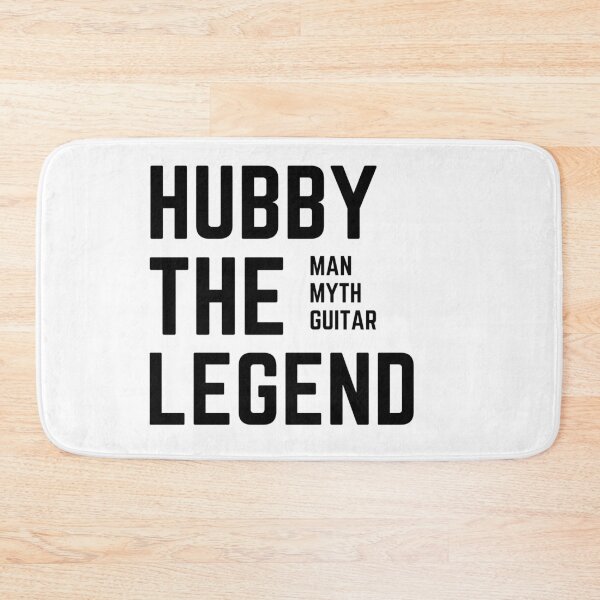 Item preview, HUBBY THE WOMAN THE MYTH THE GUITAR LEGEND sarcastic quote GREETING CARD [P-Q 165][849]  designed and sold by HIPNOTIZAR  CRAFTS.