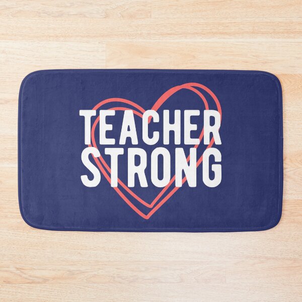 Item preview, Teacher Strong Inspirational Quote Great Teacher Appreciation Day Gift with Cute Hearts Graphic designed and sold by alenaz.
