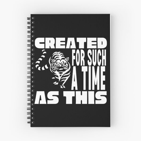Item preview, Created For Such A Time As This Tiger White Design designed and sold by SweetAndSpice.