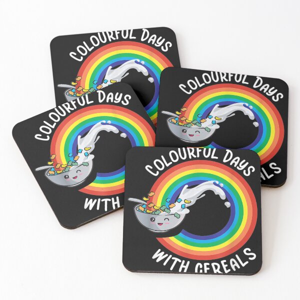 Item preview, Cereals Colourful Days Rainbow Breakfast Gift Food Morning designed and sold by SEANPARKERAU.