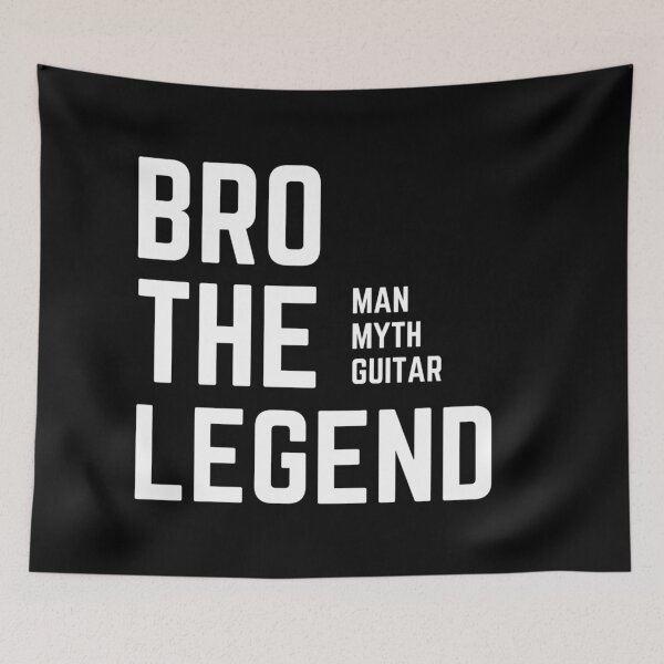 Item preview, BROTHER THE MAN THE MYTH THE GUITAR LEGEND sarcastic quote T SHIRT [P-Q 166B][852]  designed and sold by HIPNOTIZAR  CRAFTS.