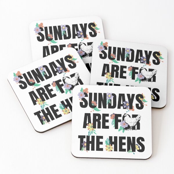 Item preview, Sundays are for Hens. I just want to garden and hang out with the chickens. Floral design and pretty hen. Colorful flowers. designed and sold by Orianah.