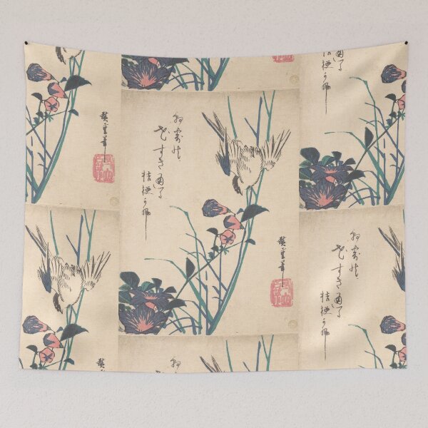 Item preview, Large-flowered Flat Bill and Sparrow designed and sold by ska6ask.